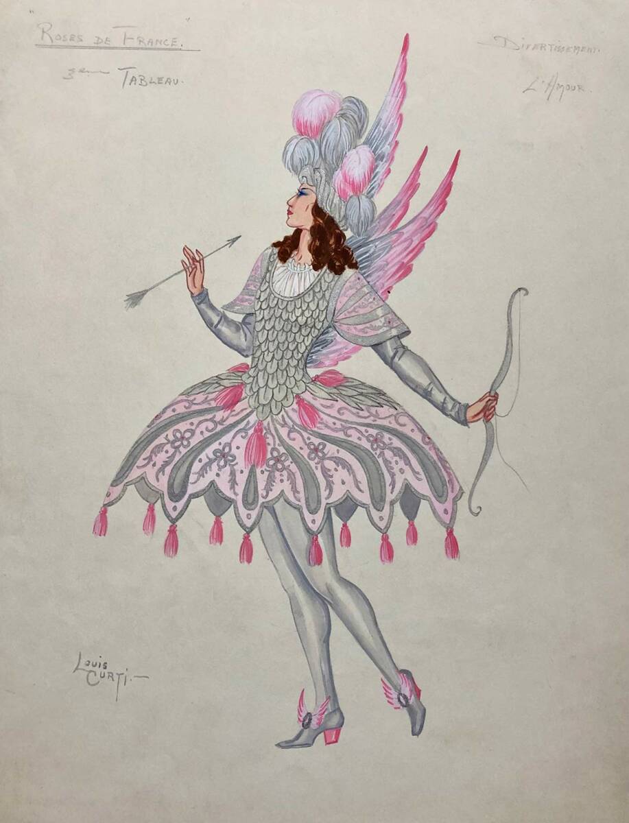 dessin d'un costume de danse