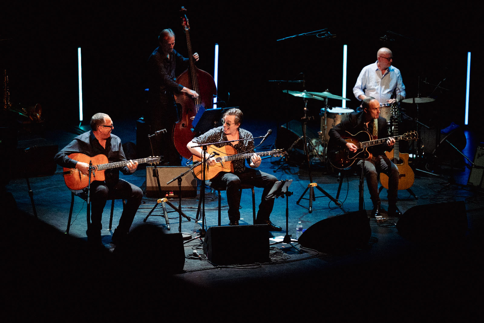 Un groupe de jazz manouche
